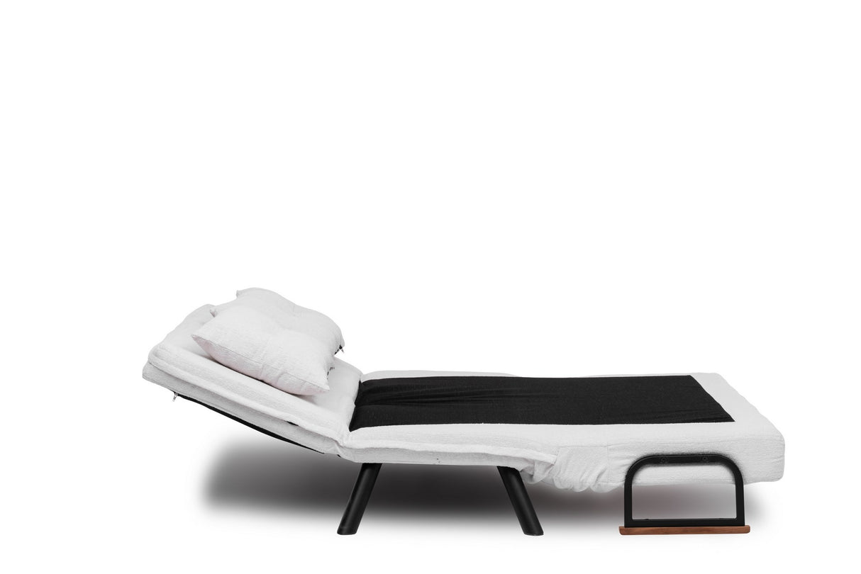 2-Sitzer Schlafsofa Sando Crème Teddystoff