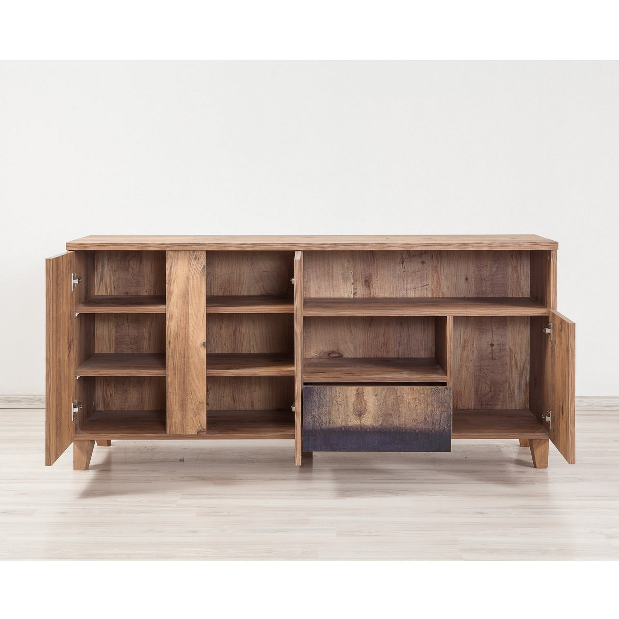 TV -Möbel Marina Mila Atlantic Pine Melamine 160x76x45 cm