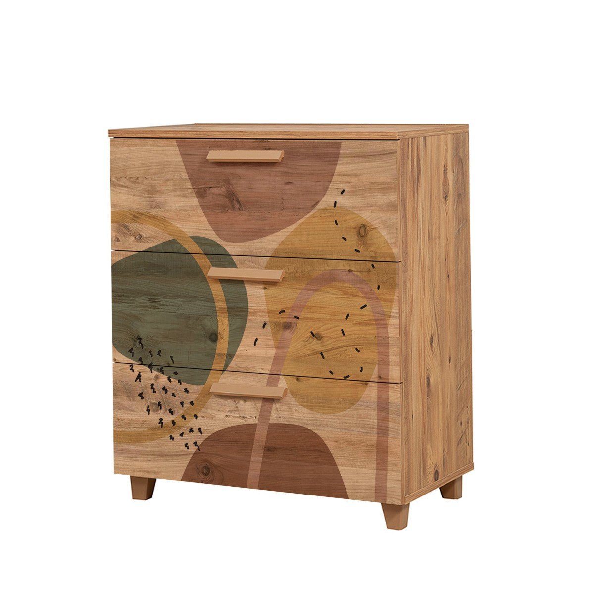 Lastschrank Leva Atlantic Pine Melamin 80x95x43 cm