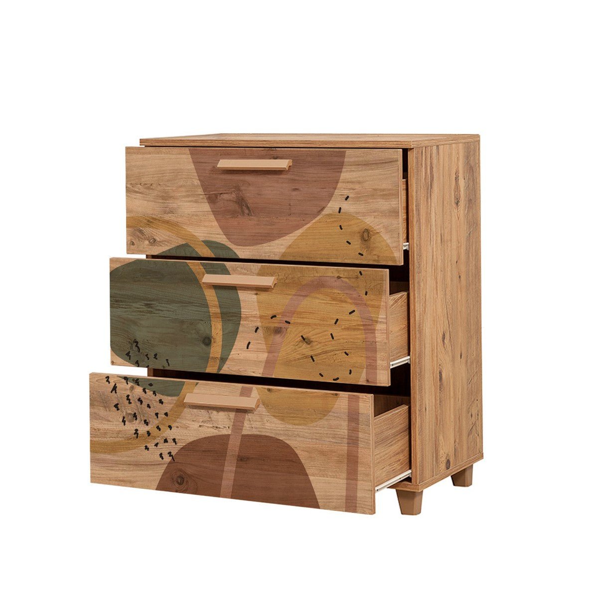 Lastschrank Leva Atlantic Pine Melamin 80x95x43 cm
