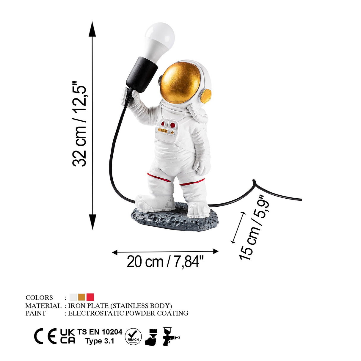 Tischlampe Astronaut