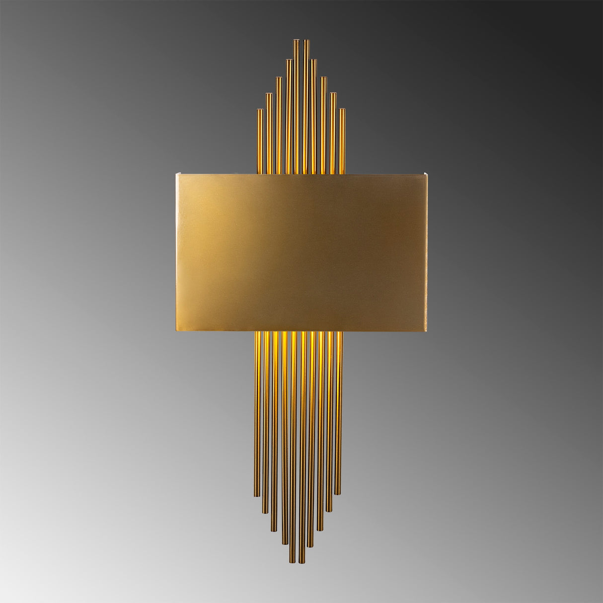 Wandleuchte bronzefarbenes Metall Andes