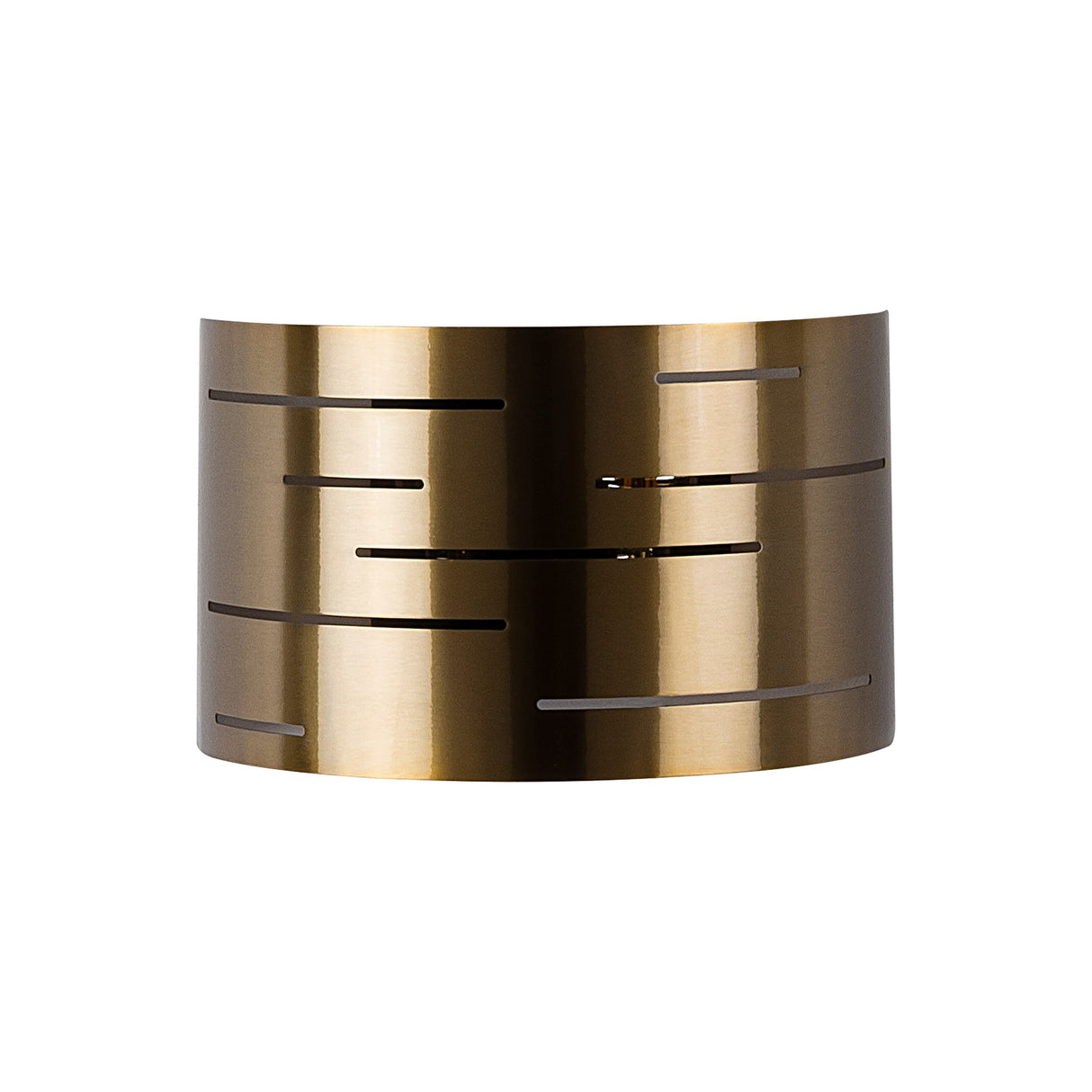 Wandleuchte 1-flammig bronzefarbenes Metall Mesa