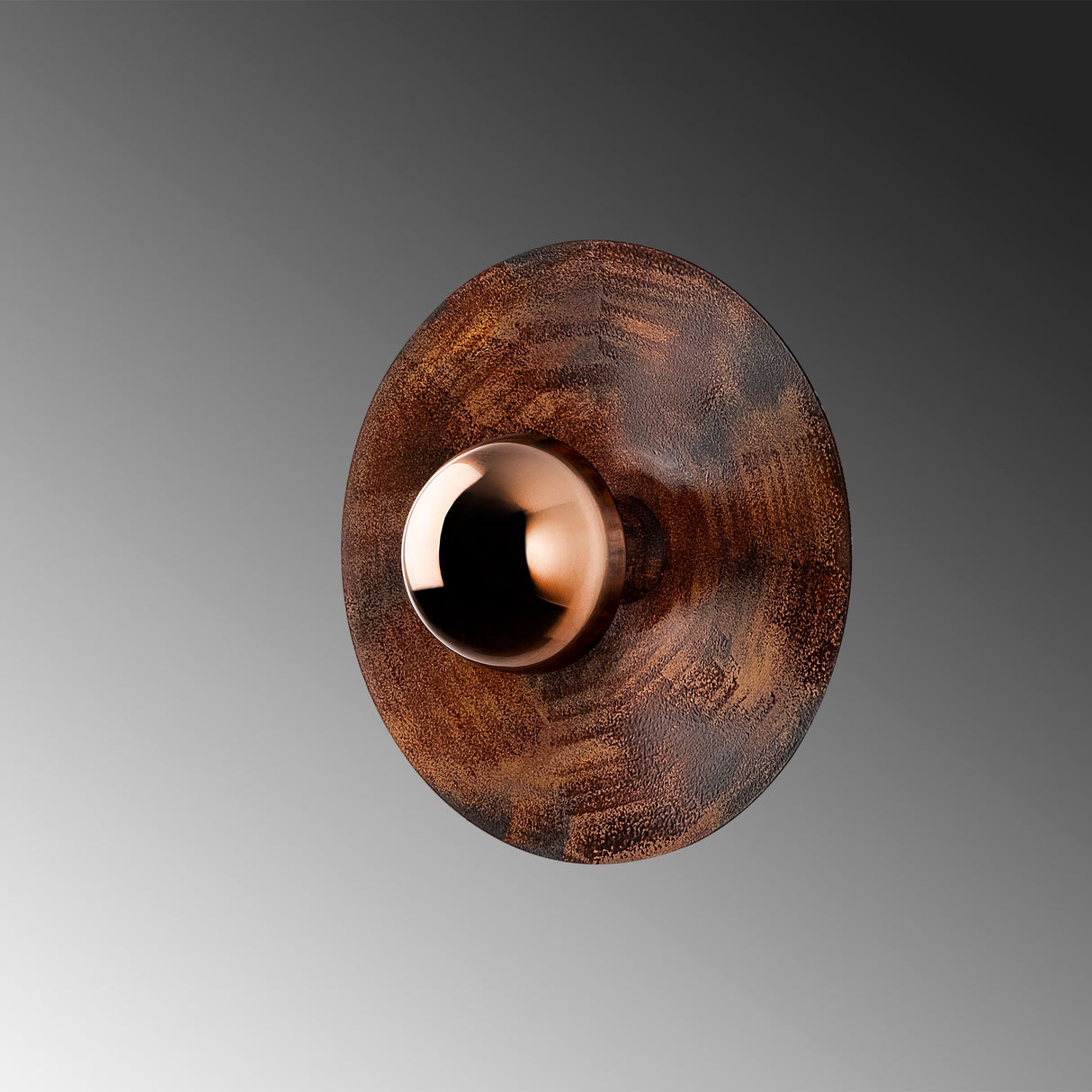 Wandleuchte Kupferfarben 28 cm Metall Elevate