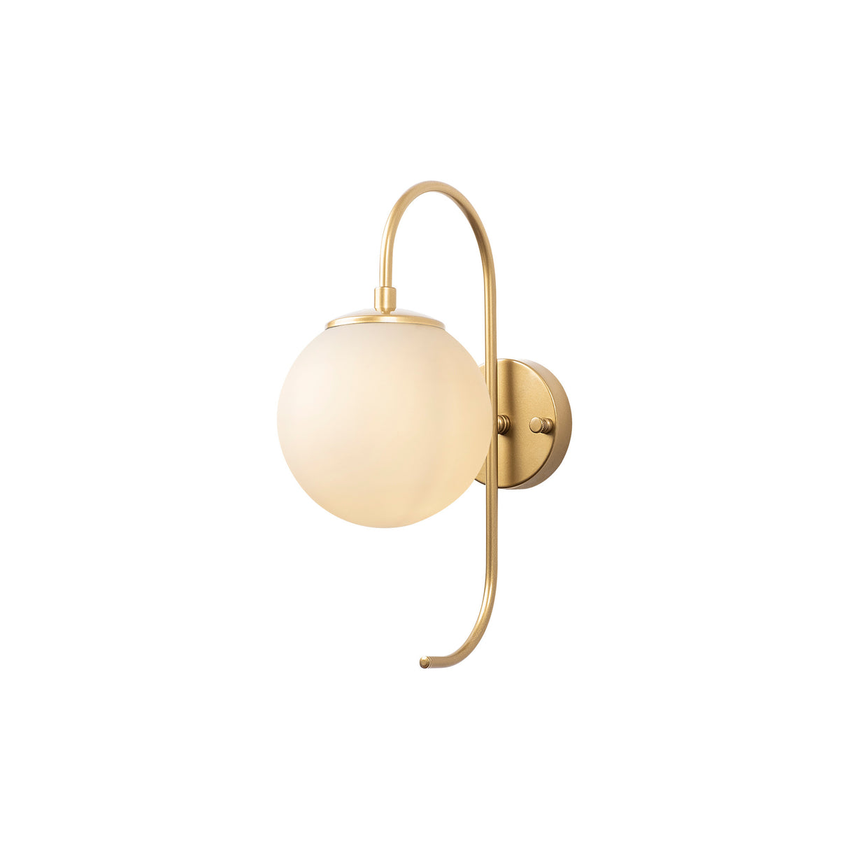 Wandleuchte Gold Glas Lucent