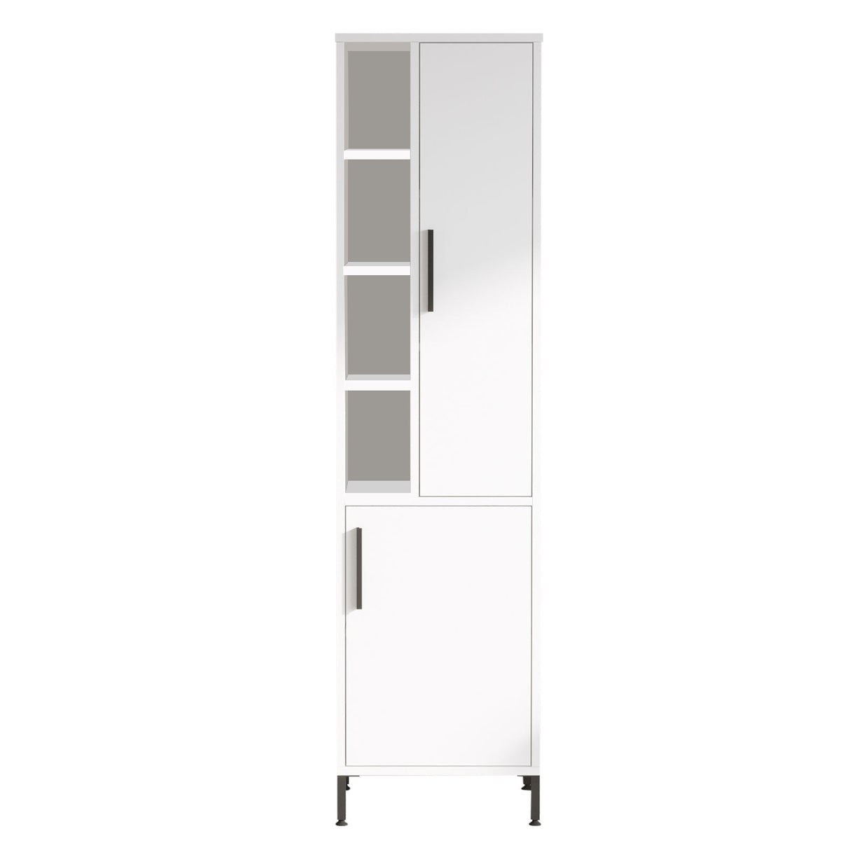 Wandschrank Lumen weißes Melamin 45x173.6x35,5 cm
