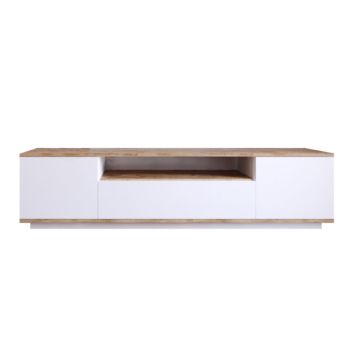 TV -Möbel Salerno Atlantic Pine mit Melamine 180x44,6 x 44,5 cm