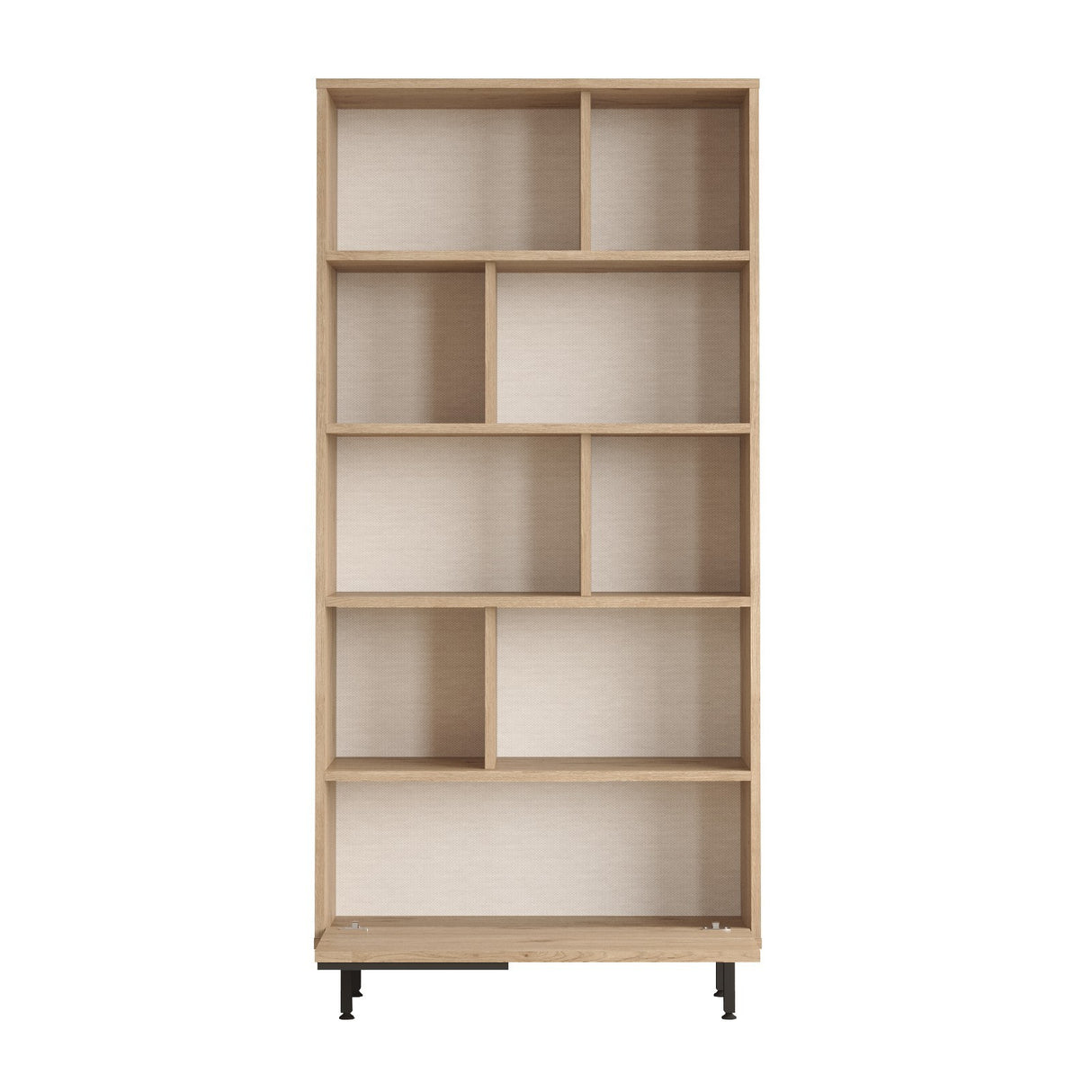 Bücherregal Cosmos Walnut Eiche Melamin 83.9x175.6x29.5 cm