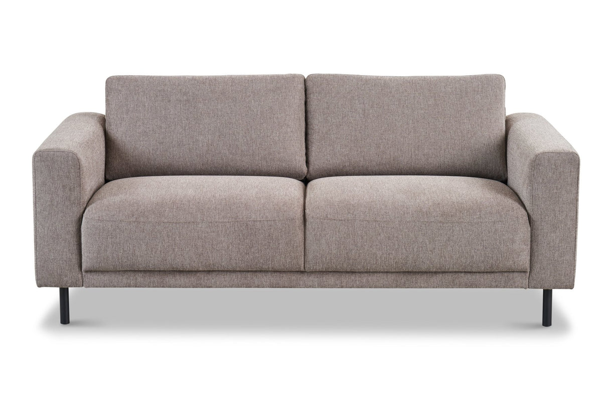 Modernes 2,5-Sitzer-Sofa, taupefarbener Stoff, Aniko, 183 x 90 x 78 cm