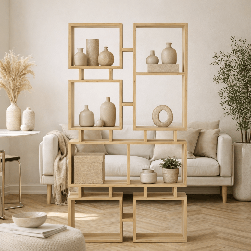 Bücherregal Schiene Eik Melamine 79x166.5x24 cm