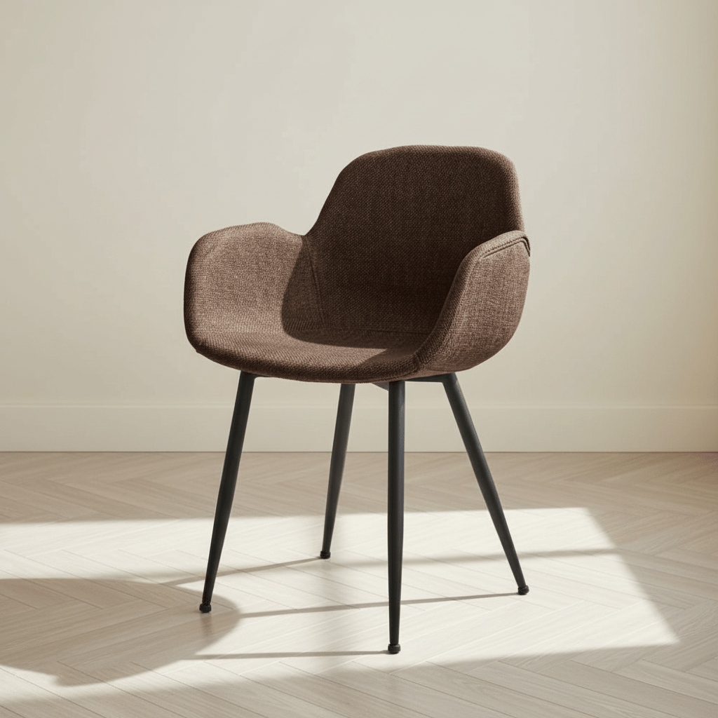 Esszimmerstuhl mit schalenförmigem Sitz Mick Bruin stimmungsvolles Foto Modern Innenraum