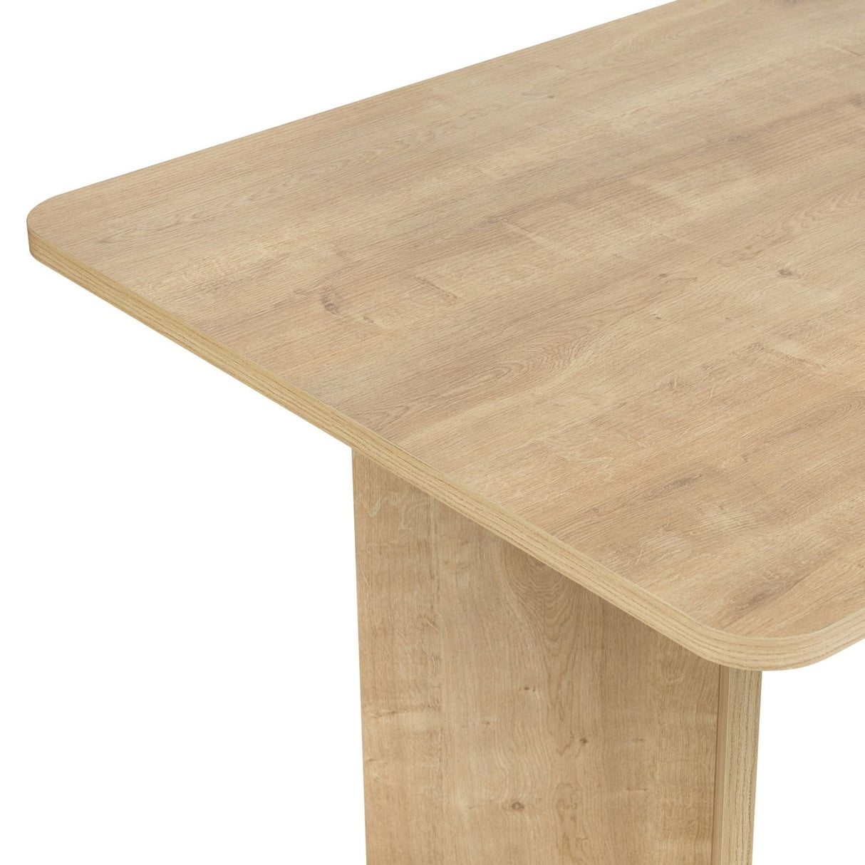 Rechteckiger Esstisch in Eiche Melamin 180x89,5x75 cm - Linova