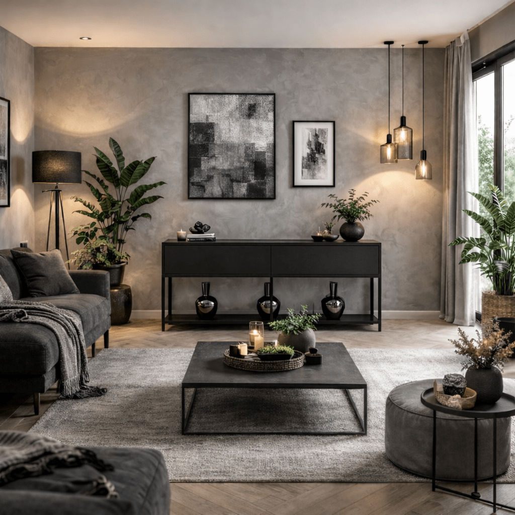 Modern Kommode Black Lord 150x30x80 - Zwei Fächer