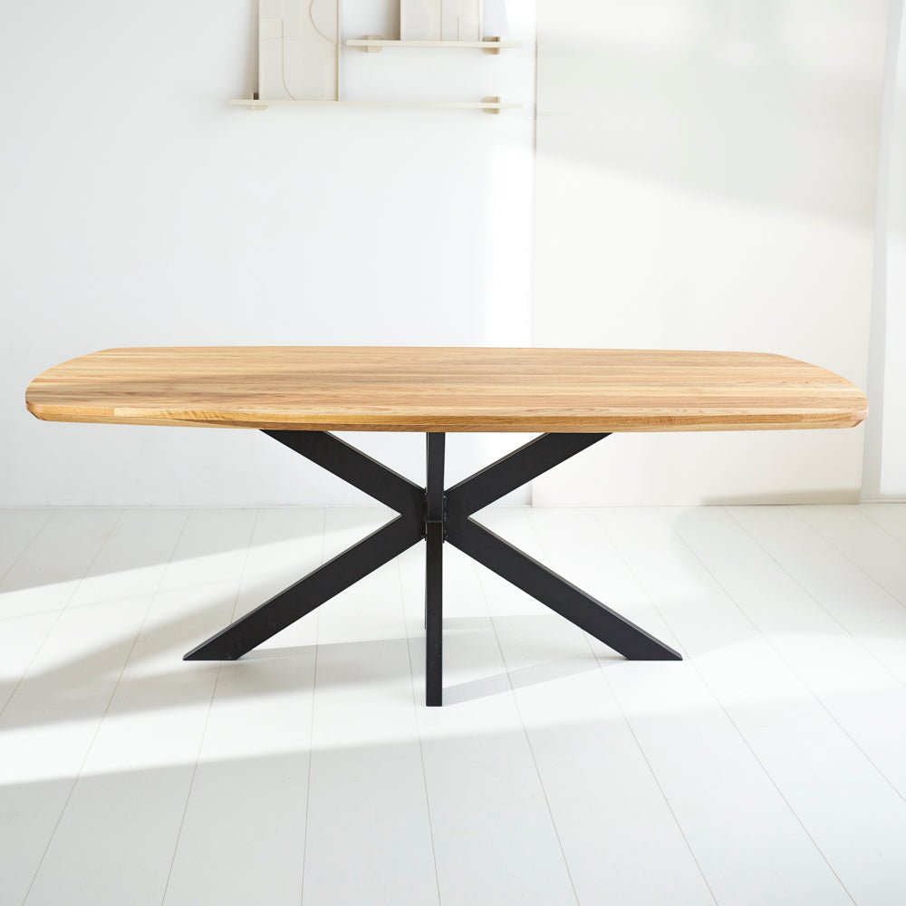 Esstisch Mikkel Eiche Dänisch Oval Matrix Rahmen Klein