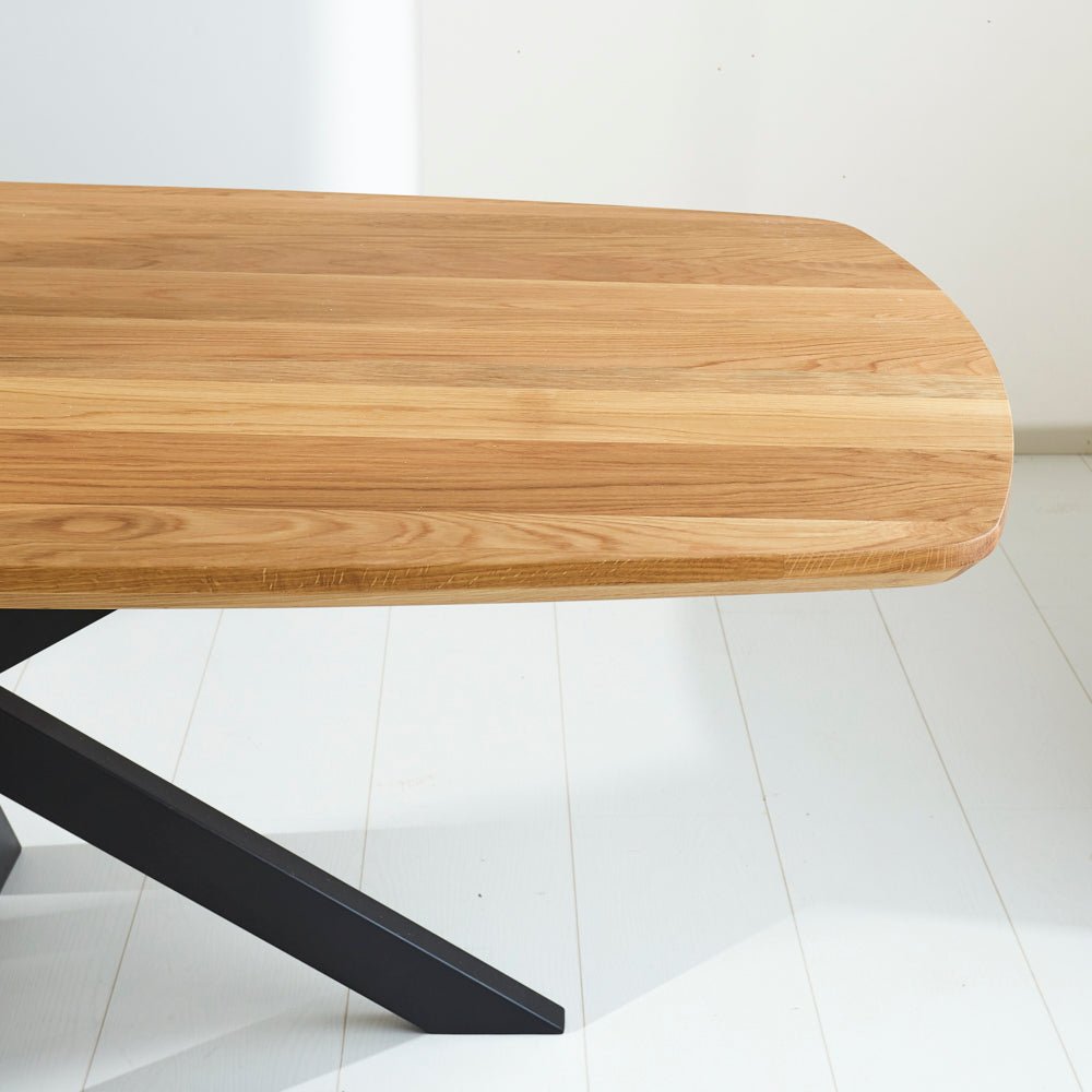 Esstisch Mikkel Eiche Dänisch Oval Matrix Rahmen Klein