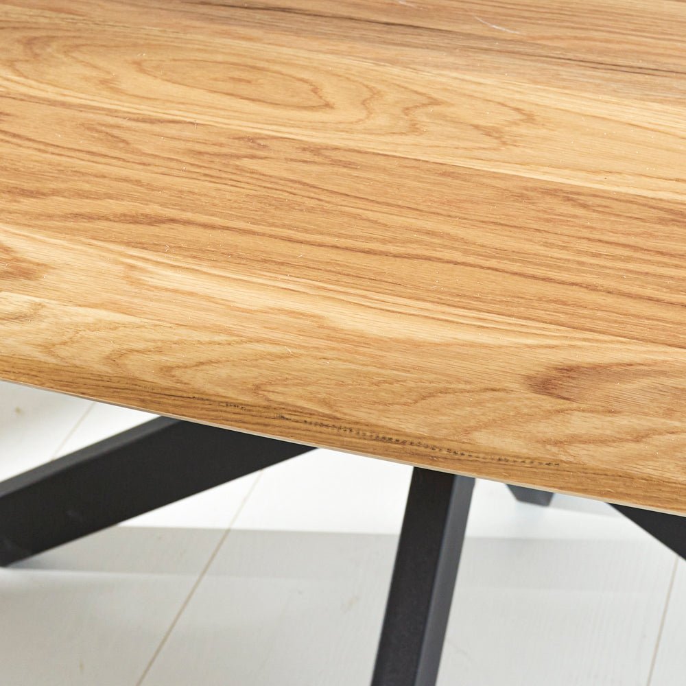 Esstisch Mikkel Eiche Dänisch Oval Matrix Rahmen Klein