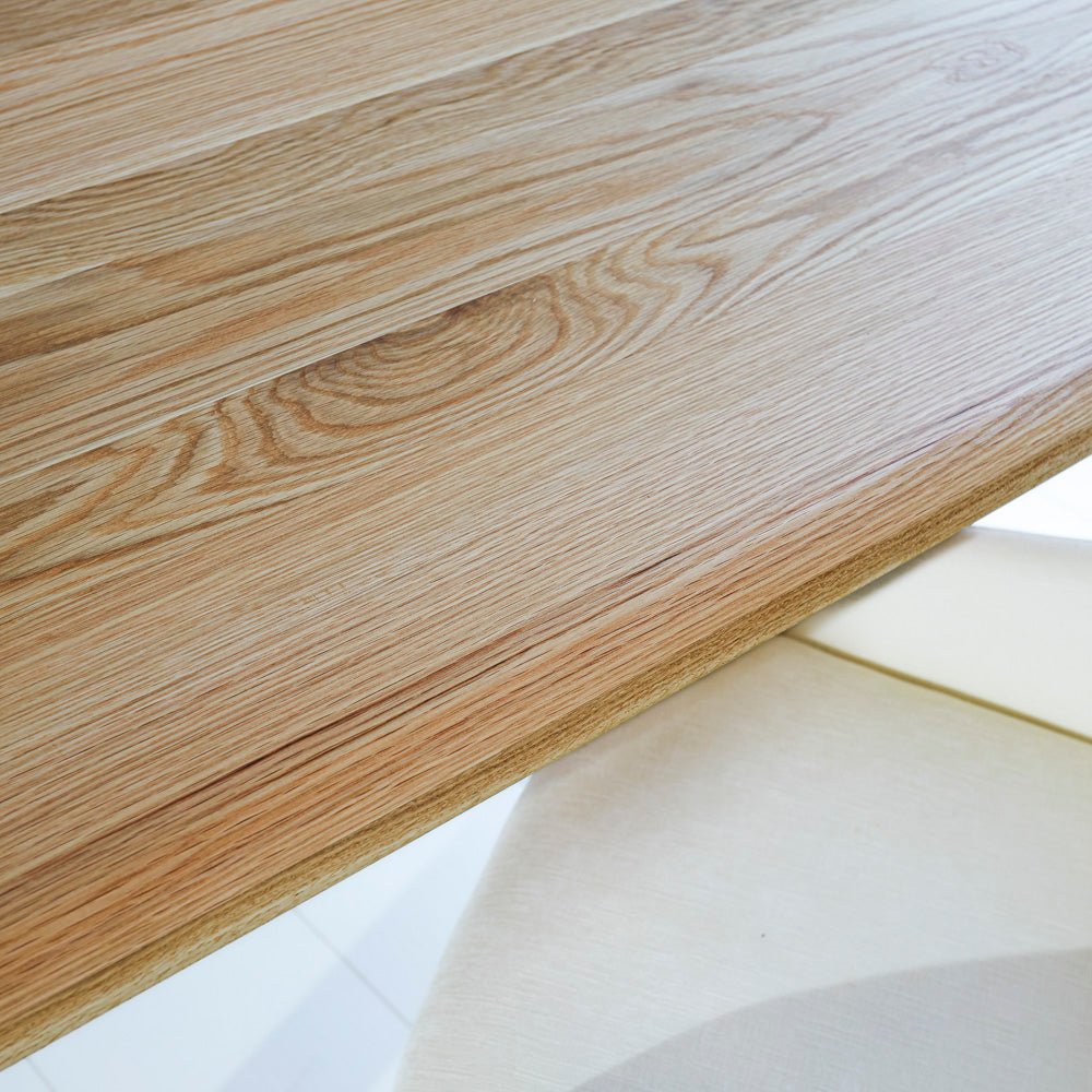 Esstisch Milas Eiche X-Bein Schwarz