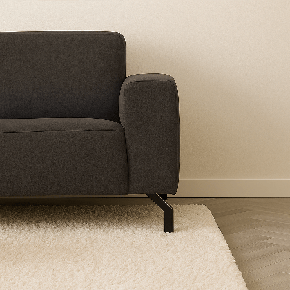 Industrielles Ecksofa Verona Stoff