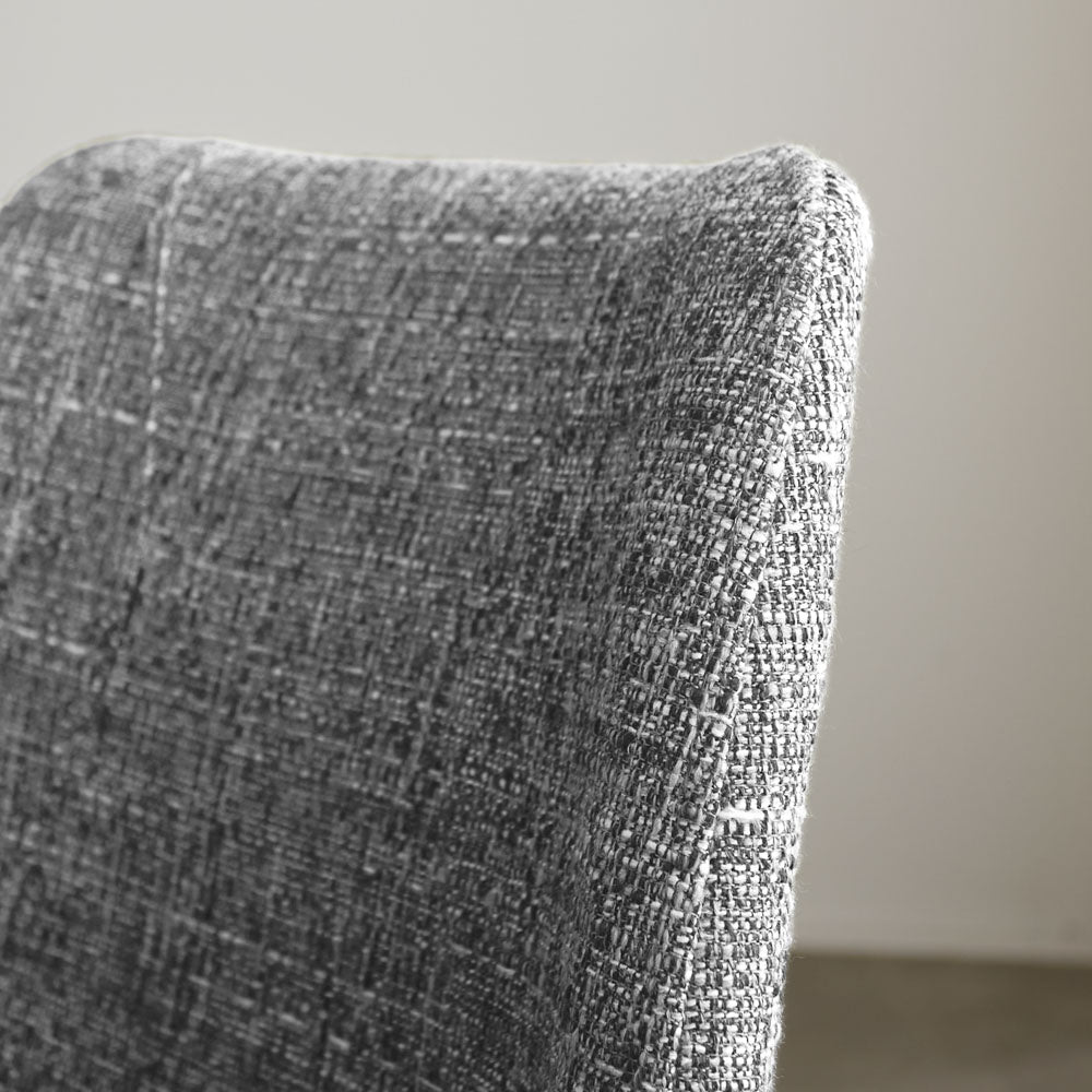 Esszimmerstuhl Beau Chenille Dimehouse Grau LxBxH 72x68x50 Stoff Stimmungsvolles Fotodetail