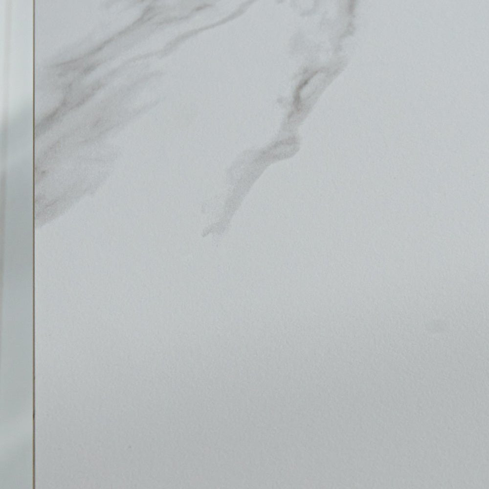 Eettafel Edin White Dimehouse Wit LxBxH 202x102x11 Sintered stone Sfeerfoto detail