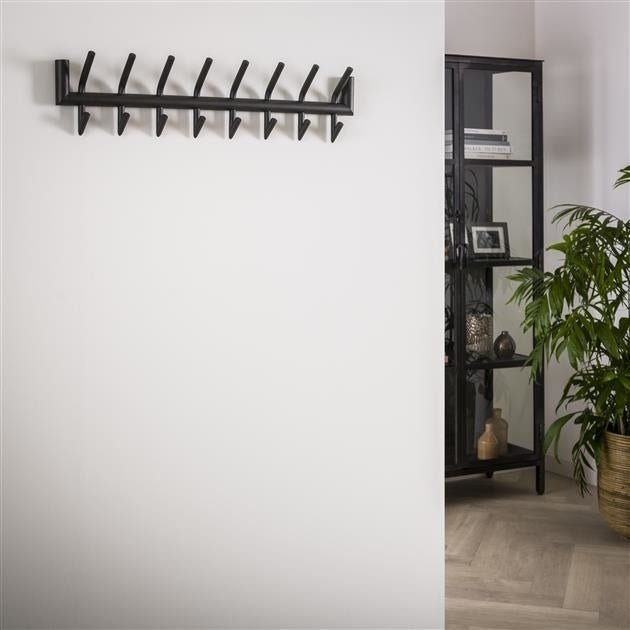 Garderobe Groningen DH Interior Dunkelgrau LxBxH 83x23x10 Glas Stimmungsvolles Foto diagonale Vorderansicht