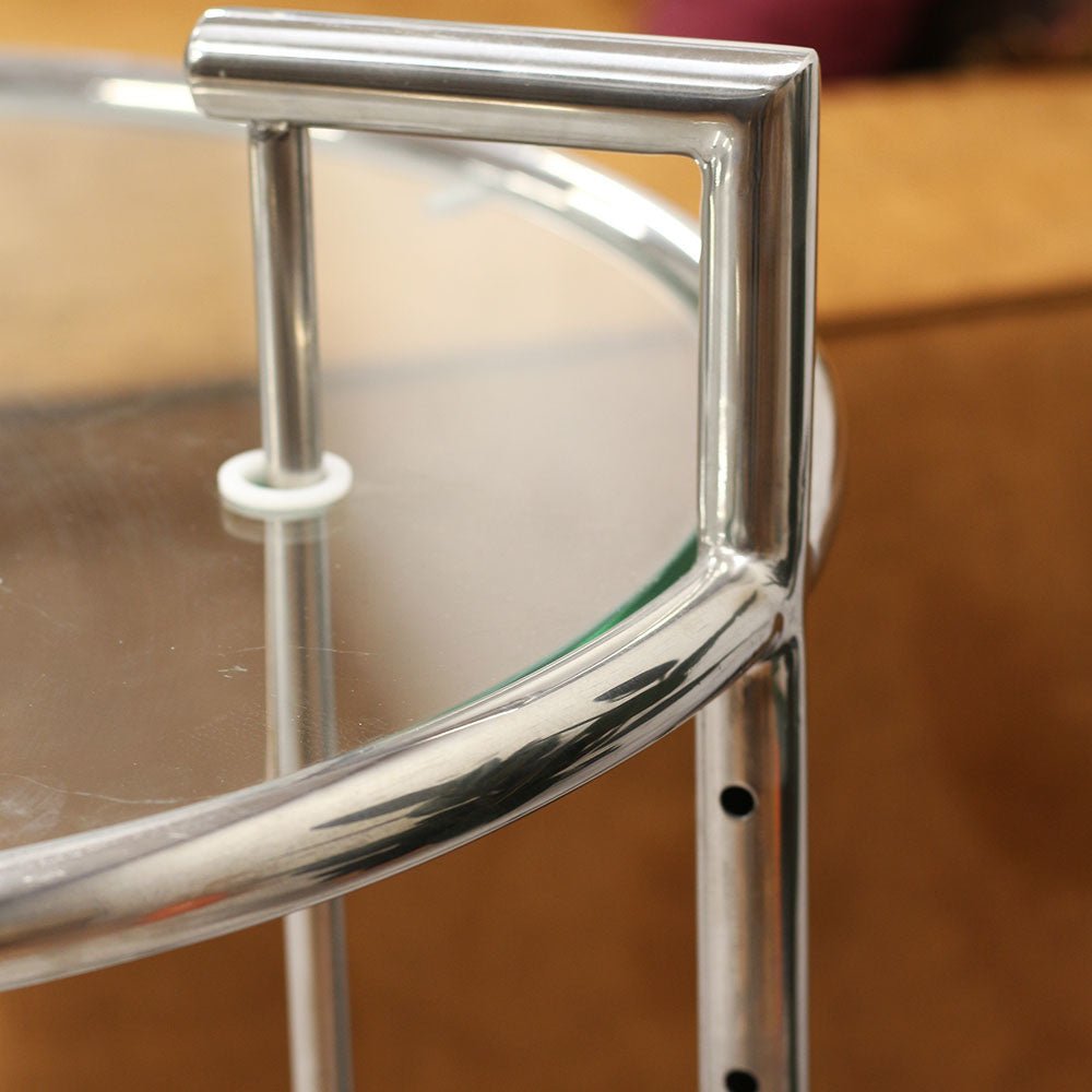 Beistelltisch Taffy Dimehouse Silber LxBxH 60x60x50 Glas Stimmungsvolles Fotodetail