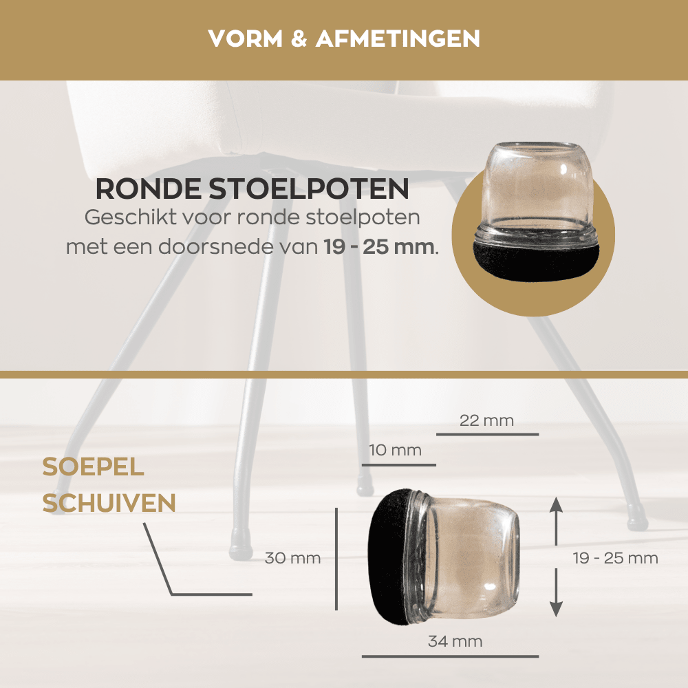 Bodenschutzfilz L - 19-25 Transparent Transparent