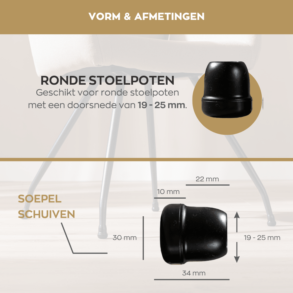 Bodenschutz - Teppich L - rund schwarz 19-25 Schwarz