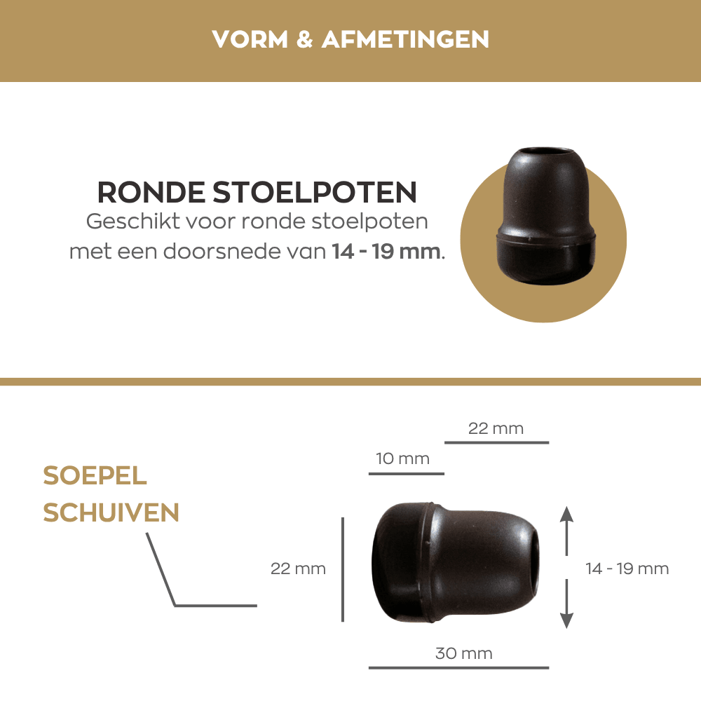 Bodenschutz - Teppich M - rund braun 14-19 Braun