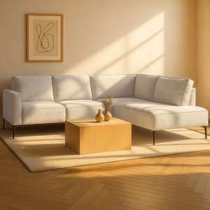 Ecksofa Grau