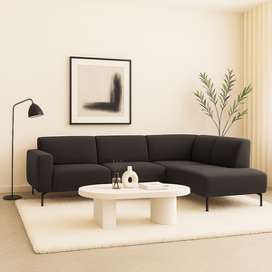 Ecksofa Anthrazit