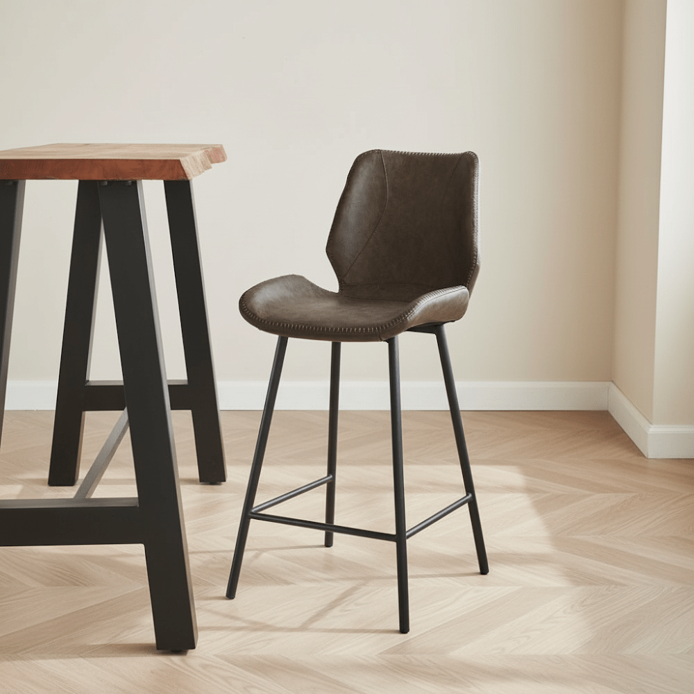 Barkruk taupe - Dimehouse