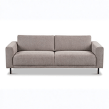 Modernes 3-Sitzer-Sofa Taupe Stoff Aniko 213x90x78 cm