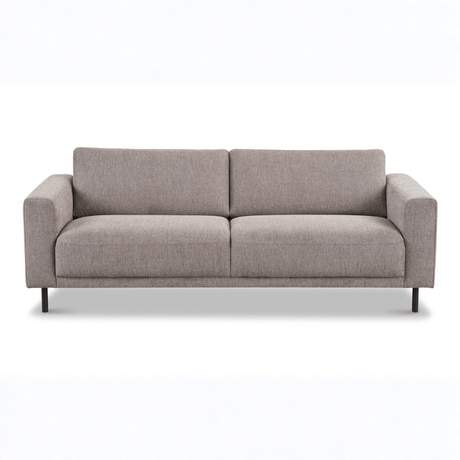 Modernes 3-Sitzer-Sofa Taupe Stoff Aniko 213x90x78 cm