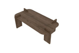 Lovge Couchtisch Walnuss 120 x 60 cm Melaminbeschichteter Holzverbundstoff