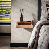 Avela XS Nachttisch 1 Schublade massiv Akazie Set von 2 