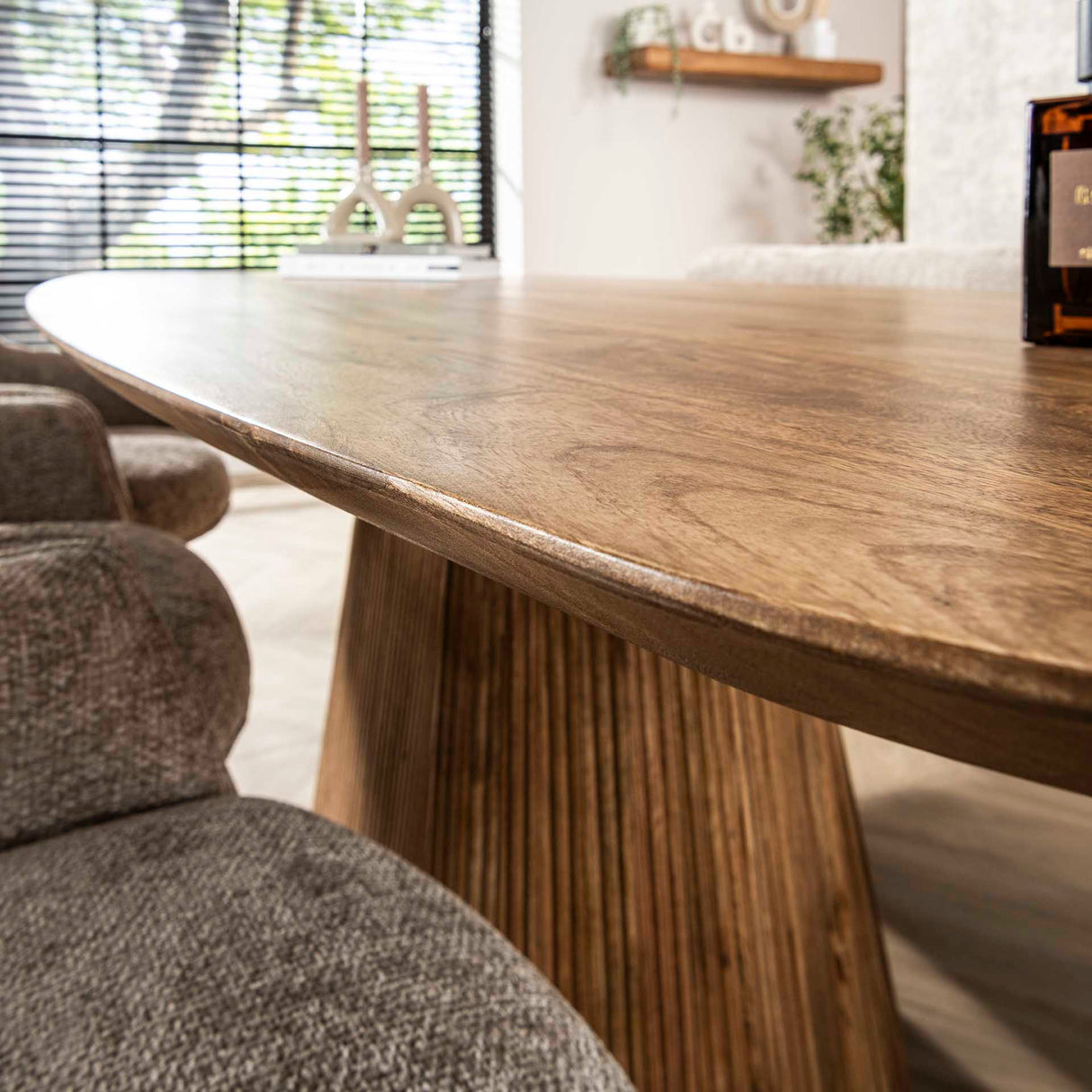 Esstisch Sable 215 cm - Mangoholz Sand 
