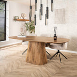 Esstisch Sable 215 cm - Mangoholz Sand 