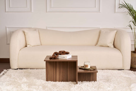 Couchtisch Walnuss Melamin Eterna 