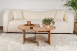 Runder Couchtisch Moari Atlantische Kiefer Melamin 90 cm 