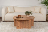 Runder Couchtisch Moari Atlantische Kiefer Melamin 90 cm 