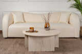 Couchtisch Set von 2 Travertin Maira - Melamin 