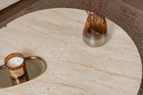 Couchtisch Set von 2 Travertin Maira - Melamin 