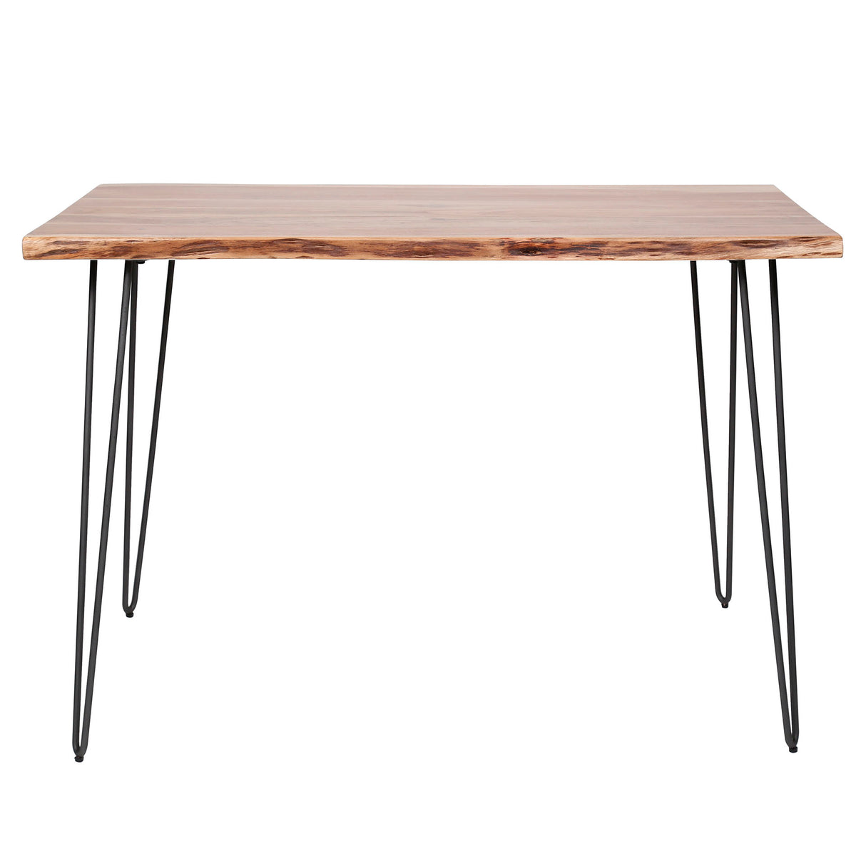 Industrielle Bartisch Akazienholz Elin 130 cm
