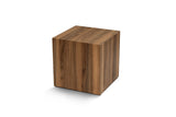 Moderner Beistelltisch Kubus Quadratisch Walnussoptik - 45x45x50 cm 