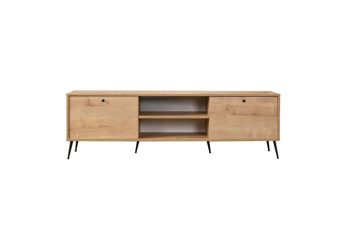 Calvin opbergkast eikenlook 180 cm Melamine gecoate houtvezelplaat