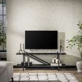 TV Möbel Loek Grau Metall 140 cm 