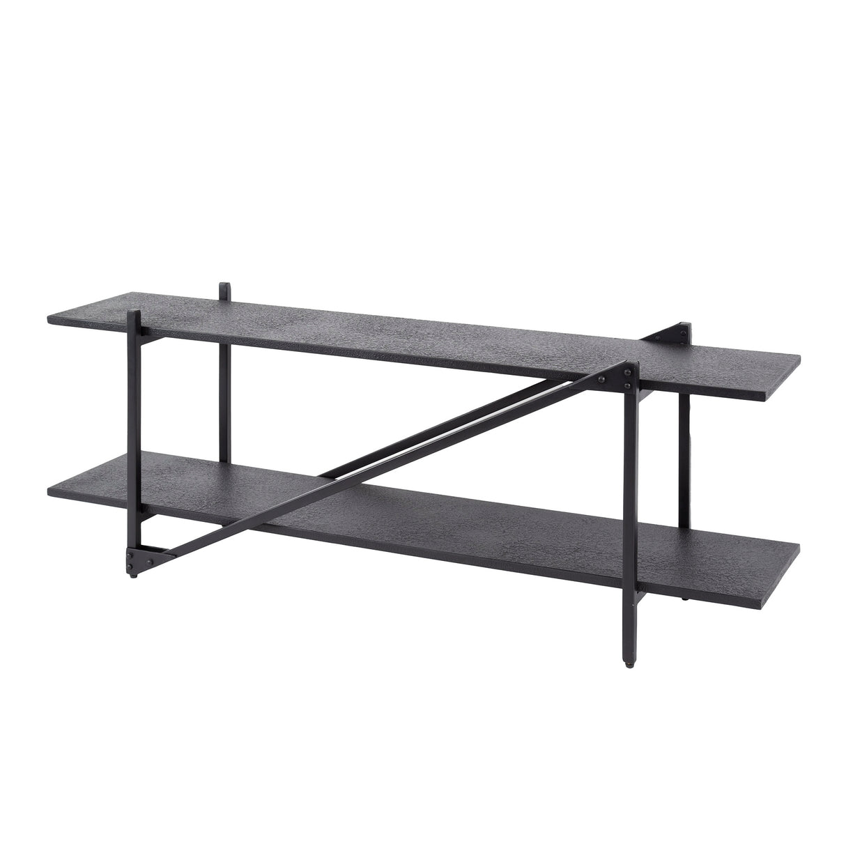 TV Möbel Loek Grau Metall 140 cm 