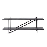 TV Möbel Loek Grau Metall 140 cm 