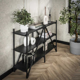 Wandregal Loek 3-lagig Metall Grau 